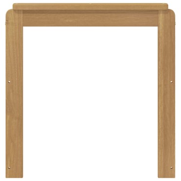 vidaXL Μονάδα μπράτσων 2 τεμ. Λευκό 59x6x61cm Στερεό Ξύλο Ακακίας
