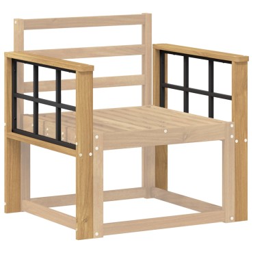 vidaXL Μονάδα μπράτσων 2 τεμ. Λευκό 60x6x61cm Στερεό Ξύλο Ακακίας