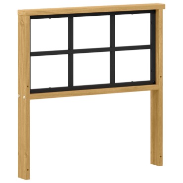 vidaXL Μονάδα μπράτσων 2 τεμ. Λευκό 60x6x61cm Στερεό Ξύλο Ακακίας