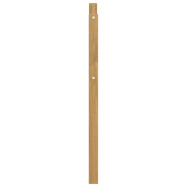 vidaXL Μονάδα μπράτσων 2 τεμ. Λευκό 59x4x73cm Στερεό Ξύλο Ακακίας