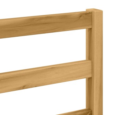 vidaXL Μονάδα μπράτσων 2 τεμ. Λευκό 59x4x73cm Στερεό Ξύλο Ακακίας