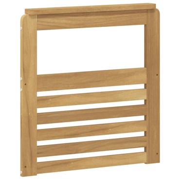 vidaXL Μονάδα μπράτσων 2 τεμ. Λευκό 59x6x61cm Στερεό Ξύλο Ακακίας