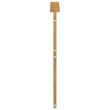vidaXL Μονάδα μπράτσων 2 τεμ. Λευκό 59x6x61cm Στερεό Ξύλο Ακακίας
