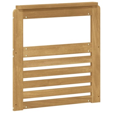 vidaXL Μονάδα μπράτσων 2 τεμ. Λευκό 59x6x61cm Στερεό Ξύλο Ακακίας