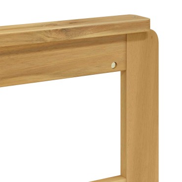 vidaXL Μονάδα μπράτσων 2 τεμ. Λευκό 59x6x61cm Στερεό Ξύλο Ακακίας