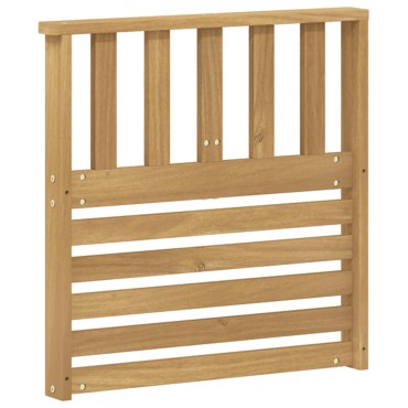 vidaXL Μονάδα μπράτσων 2 τεμ. Λευκό 60x6x61cm Στερεό Ξύλο Ακακίας