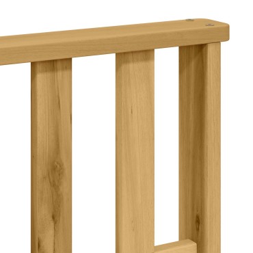 vidaXL Μονάδα μπράτσων 2 τεμ. Λευκό 60x6x61cm Στερεό Ξύλο Ακακίας