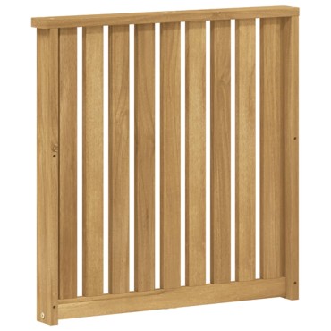 vidaXL Μονάδα μπράτσων 2 τεμ. Λευκό 60x6x61cm Στερεό Ξύλο Ακακίας