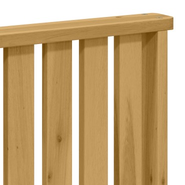 vidaXL Μονάδα μπράτσων 2 τεμ. Λευκό 60x6x61cm Στερεό Ξύλο Ακακίας