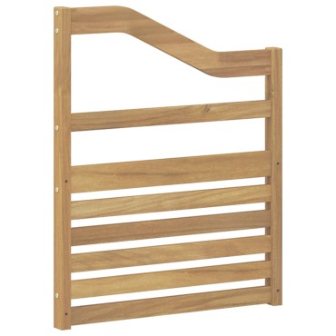 vidaXL Μονάδα μπράτσων 2 τεμ. Λευκό 59x4x73cm Στερεό Ξύλο Ακακίας