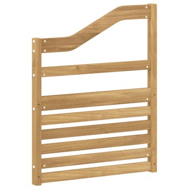 vidaXL Μονάδα μπράτσων 2 τεμ. Λευκό 59x4x73cm Στερεό Ξύλο Ακακίας