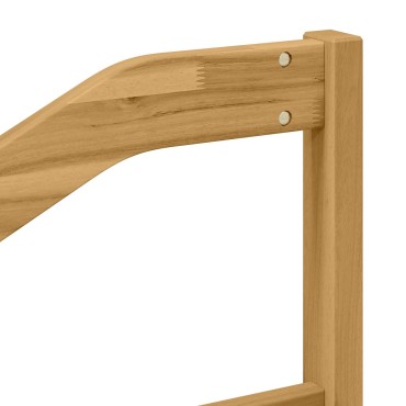 vidaXL Μονάδα μπράτσων 2 τεμ. Λευκό 59x4x73cm Στερεό Ξύλο Ακακίας
