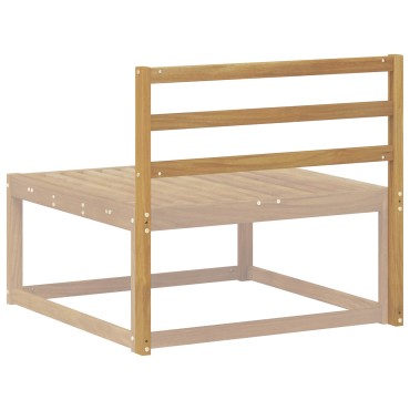 vidaXL Μονάδα Πλάτης Λευκό 79x4x73cm Στερεό Ξύλο Ακακίας