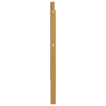 vidaXL Μονάδα μπράτσων 2 τεμ. Λευκό 79x4x73cm Στερεό Ξύλο Ακακίας