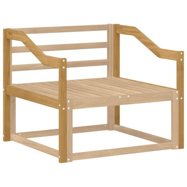 vidaXL Μονάδα μπράτσων 2 τεμ. Λευκό 79x4x73cm Στερεό Ξύλο Ακακίας