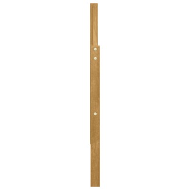 vidaXL Μονάδα μπράτσων 2 τεμ. Λευκό 79x4x73cm Στερεό Ξύλο Ακακίας