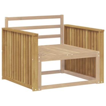 vidaXL Μονάδα μπράτσων 2 τεμ. Λευκό 80x6x61cm Στερεό Ξύλο Ακακίας