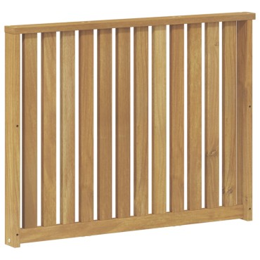 vidaXL Μονάδα μπράτσων 2 τεμ. Λευκό 80x6x61cm Στερεό Ξύλο Ακακίας