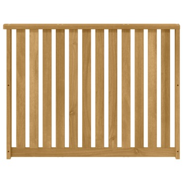 vidaXL Μονάδα μπράτσων 2 τεμ. Λευκό 80x6x61cm Στερεό Ξύλο Ακακίας