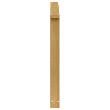 vidaXL Μονάδα μπράτσων 2 τεμ. Λευκό 80x6x61cm Στερεό Ξύλο Ακακίας