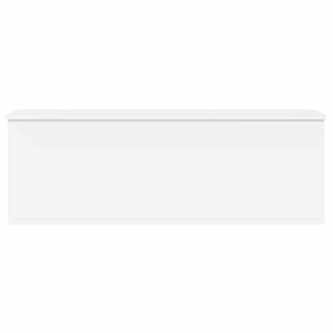 vidaXL Κουτί Αποθήκευσης Λευκό 102x35x35cm από Επεξεργασμένο Ξύλο 1 τεμ.
