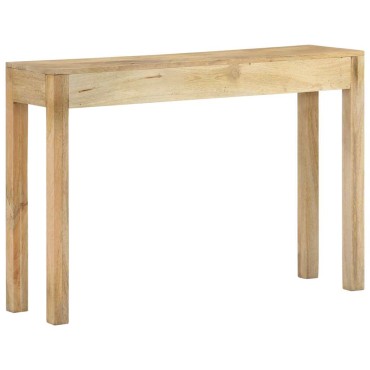vidaXL Τραπέζι Κονσόλα 110x30x75cm από Μασίφ Ξεβαμμένο Ξύλο Μάνγκο 1 τεμ.