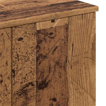vidaXL Σετ Επίπλων Μπάνιου 3 τεμ. Παλιό Ξύλο 61x35x64cm