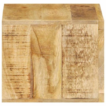 vidaXL Κομοδίνο Καφέ 40x30x25cm Στερεό ξύλο μάνγκο 1 τεμ.