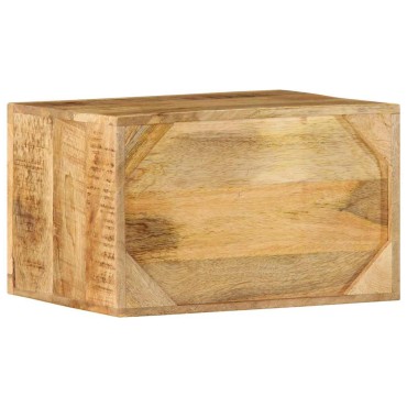 vidaXL Κομοδίνο Καφέ 40x30x25cm Στερεό ξύλο μάνγκο 1 τεμ.