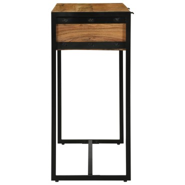 vidaXL Τραπέζι κονσόλας Καφέ 90x35x75cm Στερεό Ξύλο Ακακίας 1 τεμ.