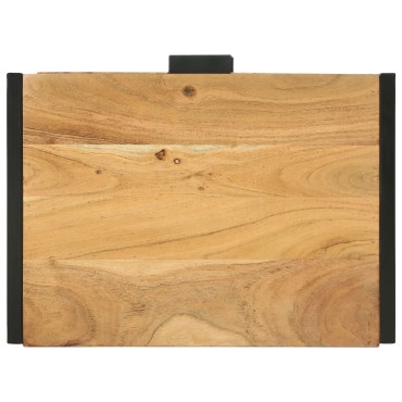 vidaXL Πλαϊνό γραφείο 50x35x75cm Μασίφ ξύλο ακακίας 1 τεμ.
