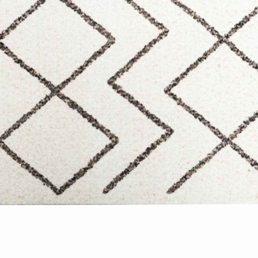 vidaXL Χαλί Κουζίνας Λευκό 180 x 60 cm Βελούδο