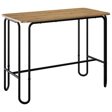 vidaXL Τραπεζαρία 100x50x75cm Επεξεργασμένο Ξύλο Artisan Δρυς 1 τεμ.