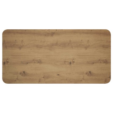 vidaXL Τραπεζαρία 100x50x75cm Επεξεργασμένο Ξύλο Artisan Δρυς 1 τεμ.