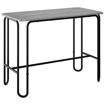 vidaXL Τραπεζαρία 100x50x75cm Επεξεργασμένο Ξύλο Γκρι Sonoma 1 τεμ.