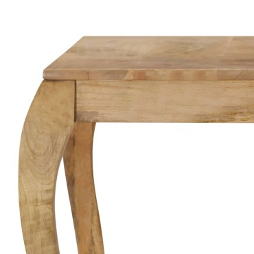 vidaXL Τραπεζαρία 118x60x76cm από Μασίφ Ξύλο Μάνγκο 1 τεμ.