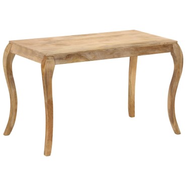vidaXL Τραπεζαρία 118x60x76cm από Μασίφ Ξύλο Μάνγκο 1 τεμ.