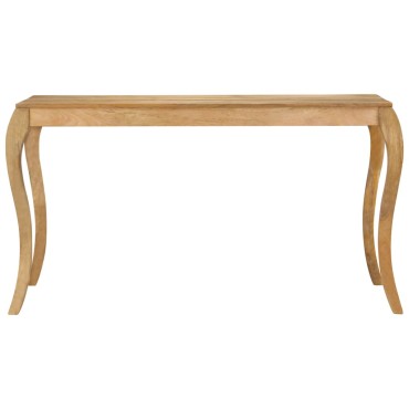 vidaXL Τραπεζαρία 135x75x76cm από Μασίφ Ξύλο Μάνγκο 1 τεμ.
