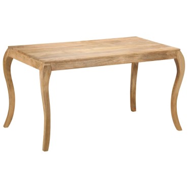 vidaXL Τραπεζαρία 135x75x76cm από Μασίφ Ξύλο Μάνγκο 1 τεμ.