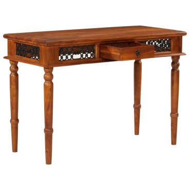vidaXL Γραφείο με Συρτάρι 110x50x76cm από Μασίφ Ξύλο Ακακίας 1 τεμ.