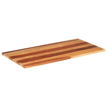 vidaXL Επιφάνεια Τραπεζιού 120x60x(2,5-2,7)cm Μασίφ Ξύλο Ακακίας 1 τεμ.