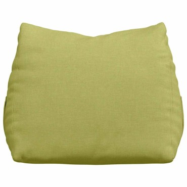 vidaXL Μαξιλάρι Πλάτης Ανοιχτό Πράσινο 45 x 20 x 35 εκ. ύφασμα