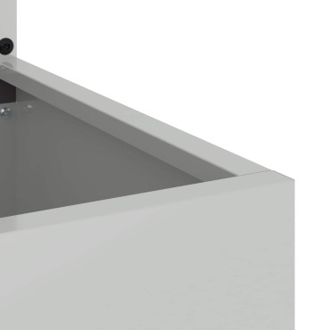 vidaXL Οθόνη Ιδιωτικότητας Κήπου Floral Ασημί 50 x 32 x 150 εκ