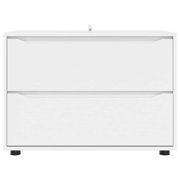 vidaXL Ντουλάπι αποθήκευσης 80x48x57cm Επεξεργασμένο Ξύλο Λευκό 1 τεμ.