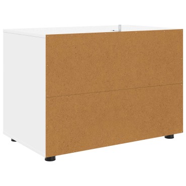 vidaXL Ντουλάπι αποθήκευσης 80x48x57cm Επεξεργασμένο Ξύλο Λευκό 1 τεμ.
