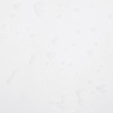 vidaXL Μουσαμάς Λευκός 1,5 x 2,5 μ. 650 γρ./μ²