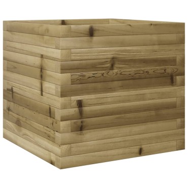 vidaXL Ζαρντινιέρα Κήπου 50x50x45,5 εκ. από Εμποτισμένο Ξύλο Πεύκου