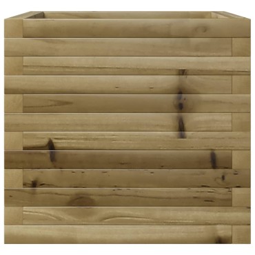 vidaXL Ζαρντινιέρα Κήπου 50x50x45,5 εκ. από Εμποτισμένο Ξύλο Πεύκου