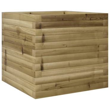 vidaXL Ζαρντινιέρα Κήπου 50x50x45,5 εκ. από Εμποτισμένο Ξύλο Πεύκου