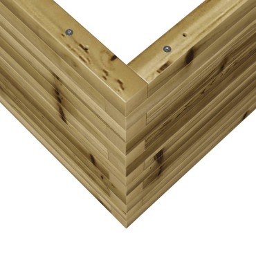 vidaXL Ζαρντινιέρα Κήπου 50x50x45,5 εκ. από Εμποτισμένο Ξύλο Πεύκου